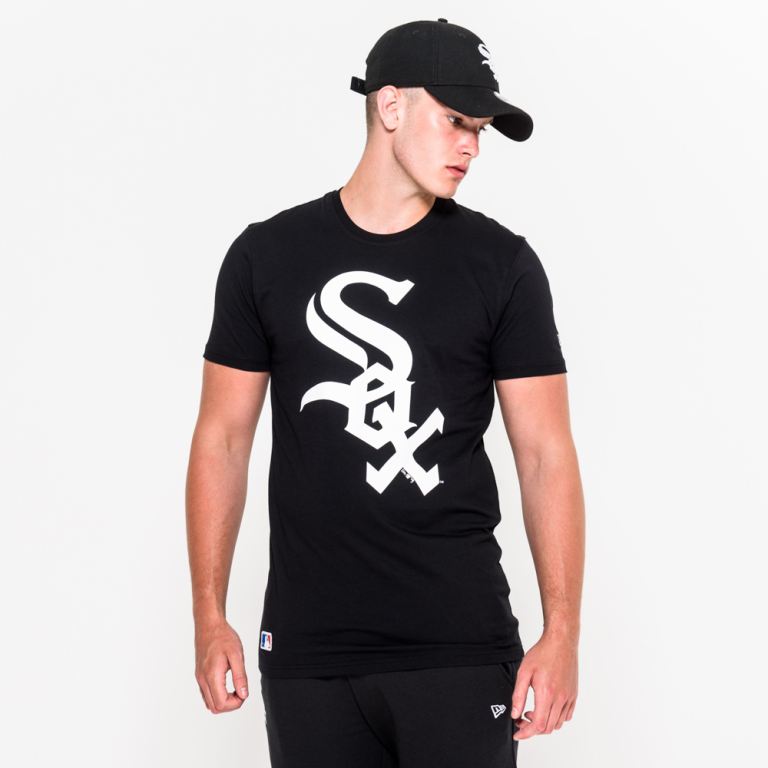 Ropa New Era Mlb Negros - Chicago Sox Logo 20891VEWF